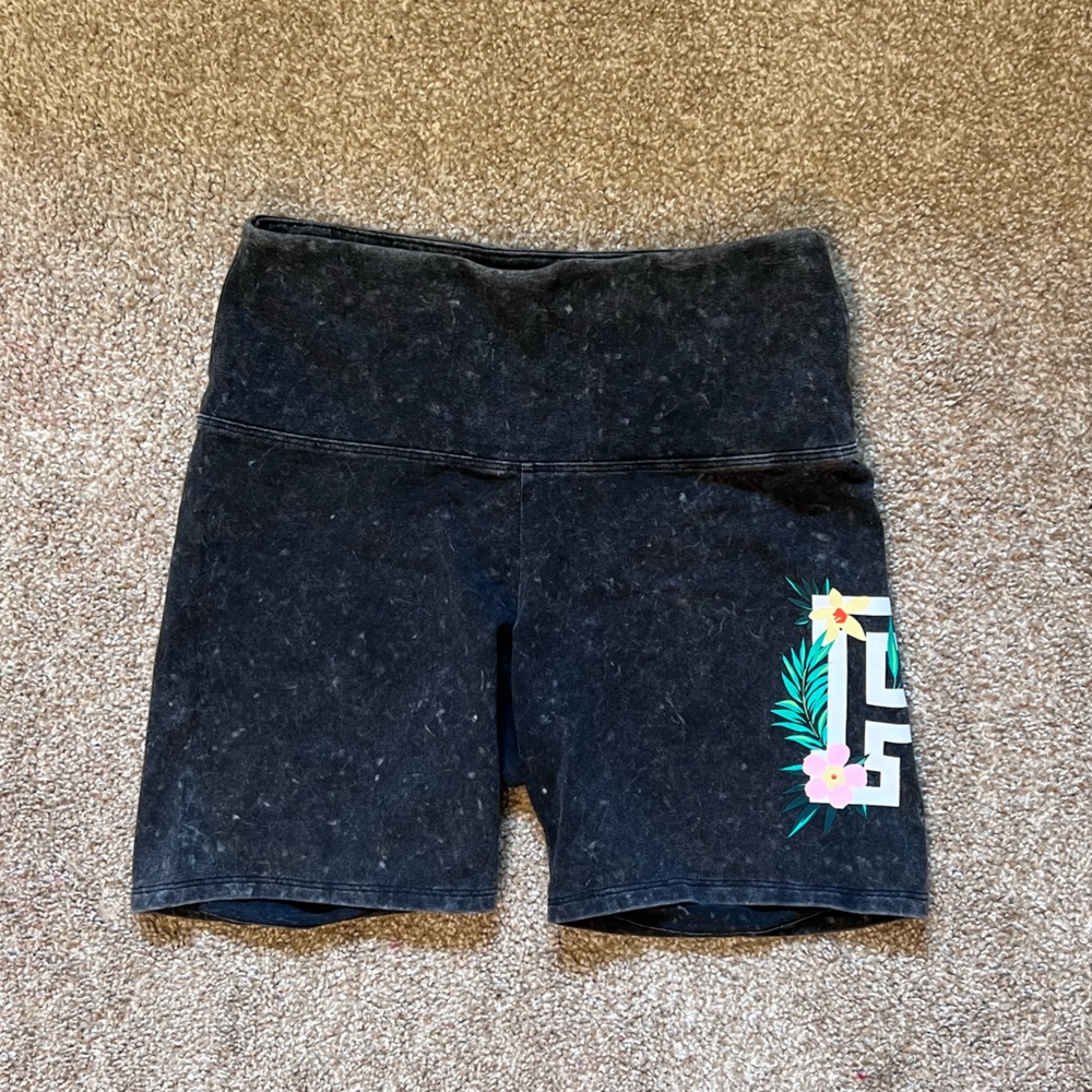 PINK Victoria's Secret Black Bike Shorts